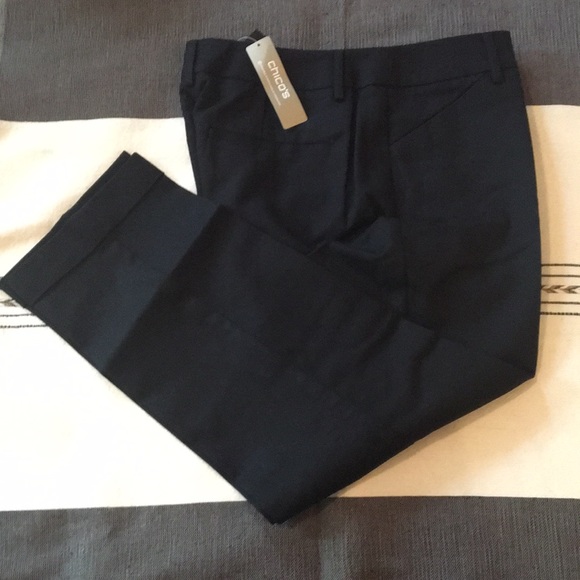 Chico’s So Slimming Crop Pant Black - Picture 2 of 8